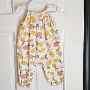 3/$12 Old Navy citrus print romper